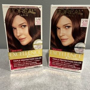 L’Oreal Paris Excellence Crème Permanent Hair Color Medium Maple Brown 5AR